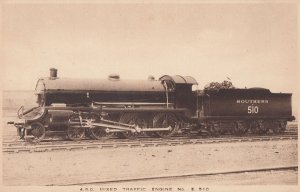 Southern Railway ABC Mixed Traffic Engine 510 Antique Train Postcard