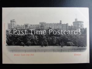 c1902 - Windsor Castle from Park, Undivided Back, Pub: Stengel & Co