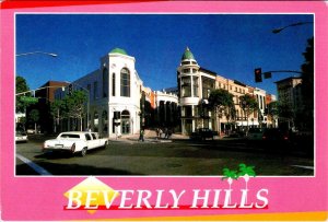 Beverly Hills, CA California RODEO DRIVE Vintage Limo~Street Scene 4X6 Postcard