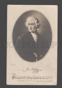 091343 HAYDN Great Austrian COMPOSER w/ Music Serenade Vintage