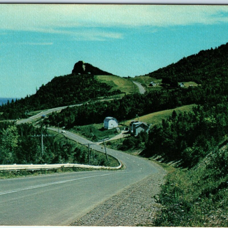 LOT Perce, Quebec, CAN La Gaspesie Scenic Route Perce Hills Postcards A63