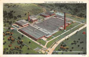 Parkersburg West Virginia Viscose Co Plant Antique Postcard K104746