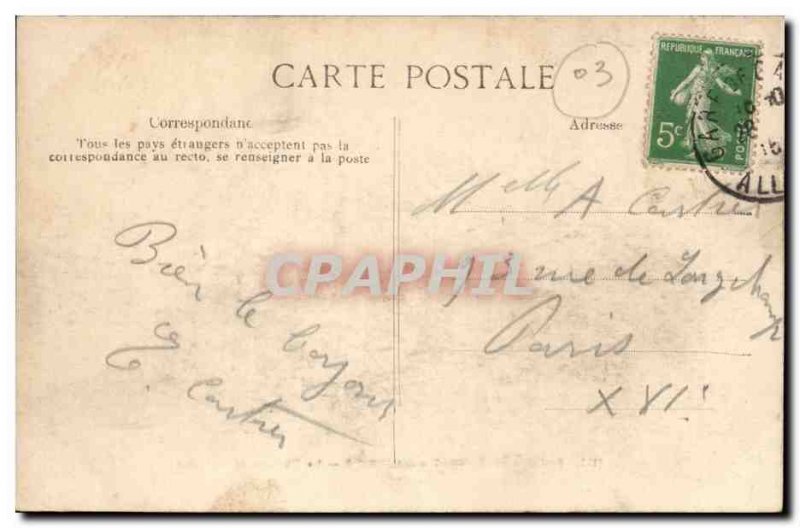 Gannat - Mazerier - Le Chateau de Langlard Old Postcard