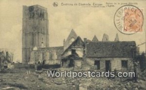 Environs de Dixmude Eessen, Belgium 1920 Stamp on front 