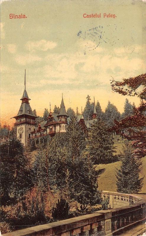 B78023 sinaia castelul peles  prahova   romania