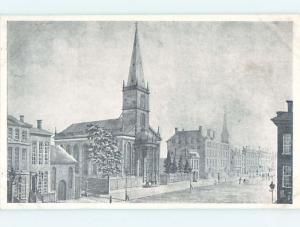 Unused Linen SECOND EDIFICE OF TRINITY CHURCH Manhattan New York NY p4954
