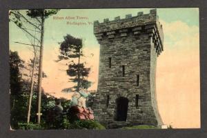 VT Ethan Allen Tower BURLINGTON VERMONT Postcard PC