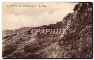 Postcard Old Octeville Sur Mer (Seine Int) Cliffs