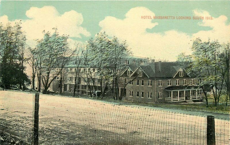 C-1910 Massanetta Springs Virginia Postcard Hotel roadside 20-14175