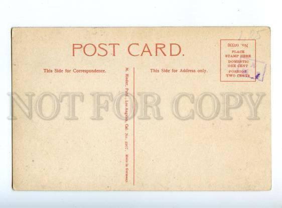 147294 USA Marysville California High school Vintage postcard