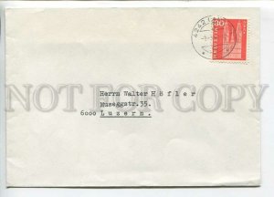 445163 Switzerland 1969 real posted