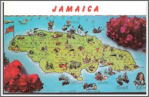 Jamaica Map - [FG-196]