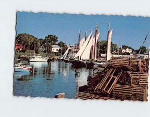 Postcard At Anchor, Maine