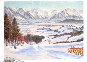 Im Winter Oberstdorf Germany 1957 