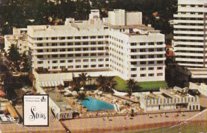 The Sans Souei Hotel Pool Miami Beach Florida 1956