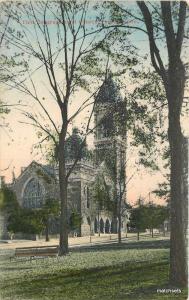 First Congregational Church PORTLAND, OREGON Postcard hand colored 1802