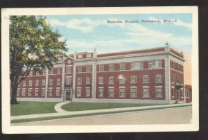 HATTIESBURG MISSISSIPPI METHODIST HOSPITAL VINTAGE POSTCARD