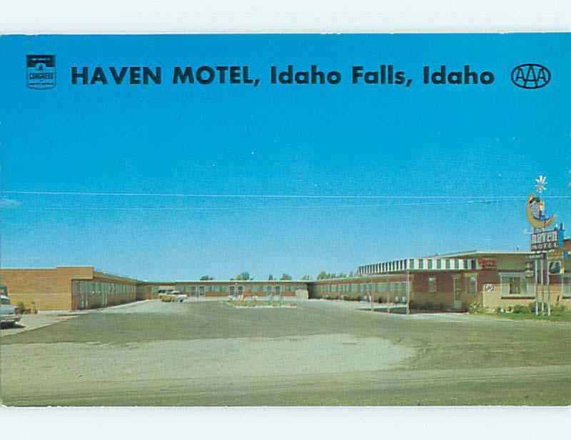 Unused Pre-1980 HAVEN MOTEL Idaho Falls Idaho ID u2921