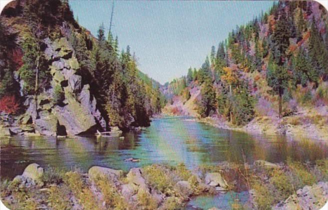 Washington Stevens Pass Highway Wenatchee River Scene