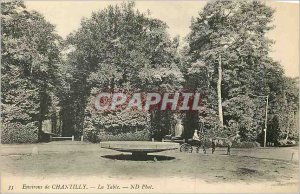 Old Postcard Let us envy Chantilly La Table Carriages