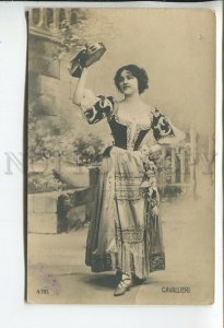459803 Lina CAVALIERI Italian OPERA Singer DANCE Vintage PHOTO postcard