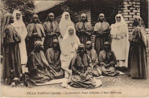 PC VILLA MARIYA LES PREMIERES SOEURS INDIGENES ET MAITRESSES UGANDA (a28618)