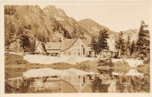 J22/ Mt Baker Lodge Washington RPPC Postcard c1930s National Forest 5