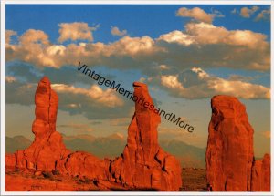 Marching Men Klondike Bluffs Arches National Park UT Postcard PC233