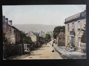 Derbyshire HATHERSAGE showing THE OLD BANK & ORDNANCE ARMS HOTEL c1905