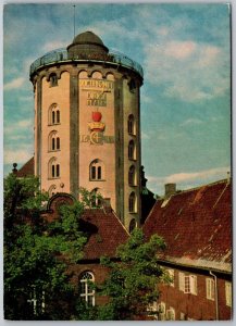 Copenhagen Denmark Continental Postcard The Round Tower