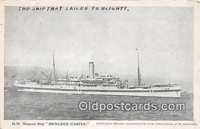 HM Hospital Ship Dunluce Castle Ship Unused 