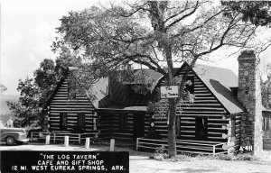 Lot 33 usa real photo arizona eureka springs the log tavern restaurant cafe gift