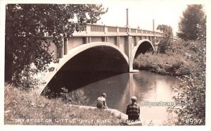 Town Bridge on Little Sioux River - Spencer, Iowa IA