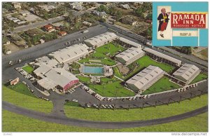 Swimming Pool, Aerial View, The Ramada Inn, Tuscon, Arizona, 40-60's