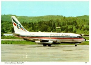 Britannia Airways Boeing 737 Charles Skilton Postcard