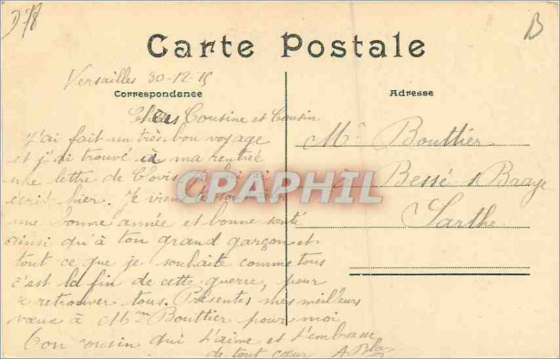 Postcard Old Versailles Petit Trianon