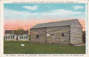 Illinois Petersburg Lincoln Museum And Rutledge Tavern New Salem State Park 1948