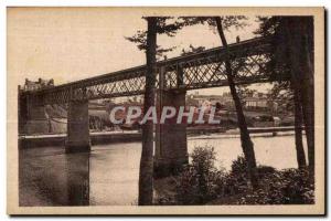 Old Postcard treboul Douarnenez Grand Bridge