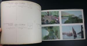 Vintage Renshaw Postcard Album of 40 Views of Manxland, Isle of Man 