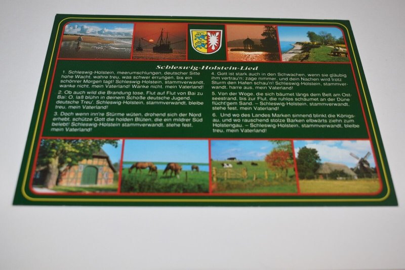 Schleswig-Holstein-Lied Germany Postcard Verlag Schoning