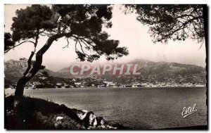 Postcard Moderne Menton Carnoles General view taken of Cap Martin