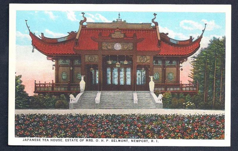 Japanese Tea House Belmont Estate Newport RI unused c1915