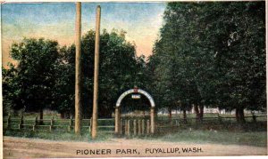 Puyallup, Washington - A view of Ezra Meeker Pioneer Park - c1930