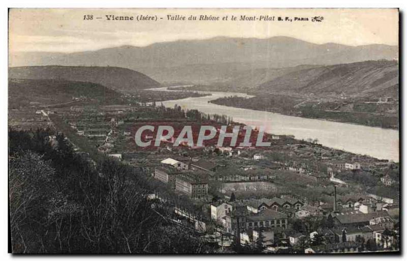 Vienna - Rhone Valley and Mont Pilat - Old Postcard