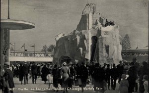 1933 Chicago's World Fair Exposition Castle on Enchanted Island Postcard
