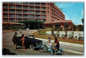 1961 Entrance to Bermudiana Hotel Hamilton Bermuda Vintage Postcard 