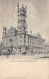 Masonic Temple Philadelphia, Pennsylvania USA Unused 