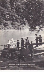 Boating On The Connoquenessing Camp Kon-O-Kwee Y M C A of Pittsburg Pennsylva...