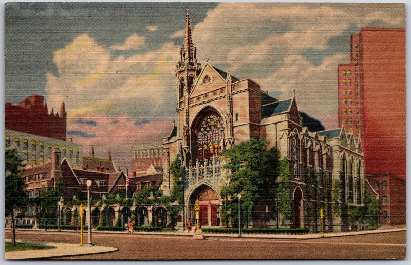 The Fourth Presbyterian Church North Michigan Avenue Chicago Illinois Postcard