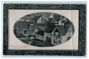 1912 Aerial View of Residence District, Blaine, Washington WA Postcard